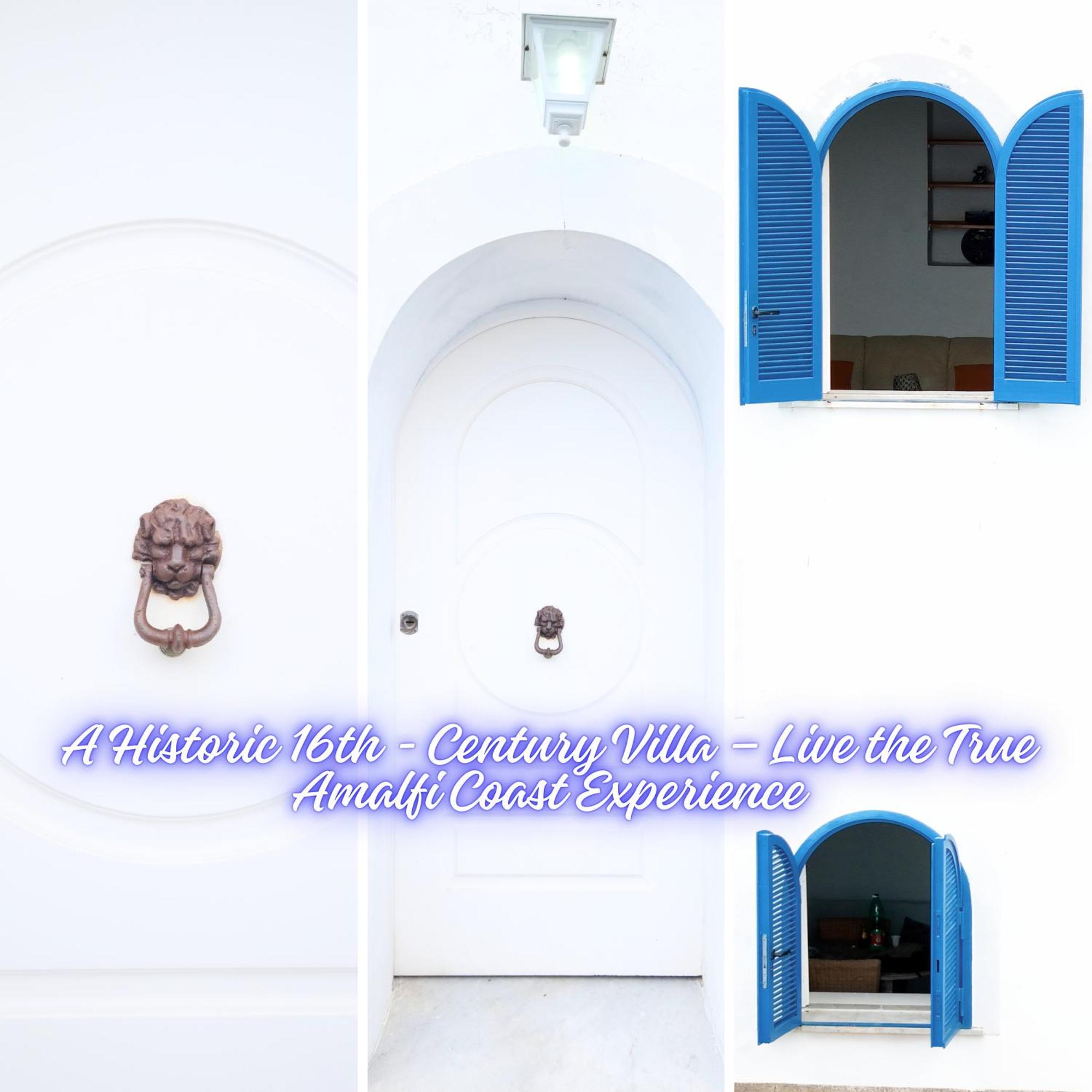 La Saracena-Traditional Amalfi Villa With Sea View Exteriér fotografie